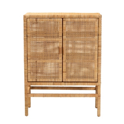 bali & pari Vivan Rattan Storage Cabinet, , large