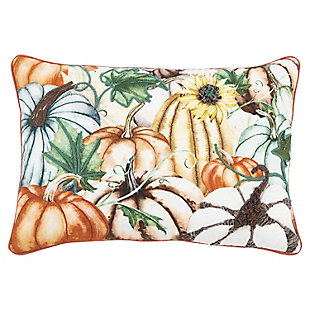 Rizzy Home Harvest Pumpkins Pillow, , large
