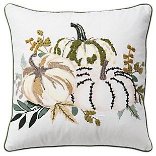 Rizzy Home Foilage Pumpkin Pillow, , large