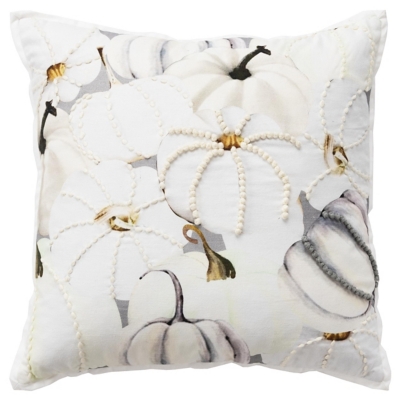 Rizzy Home Subtle Pumpkins Pillow, , large