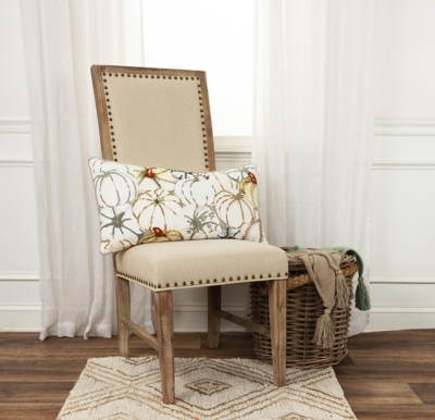Rizzy Home Pumpkin Outline Pillow, , rollover