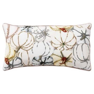 Rizzy Home Pumpkin Outline Pillow, , large