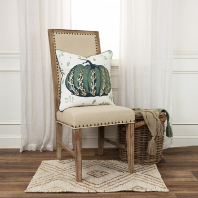 Rizzy Home Pumpkin Blues Pillow, , rollover