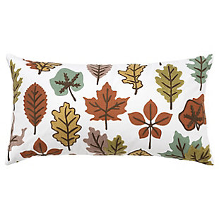 Rizzy Home Leaves Pillow, , large