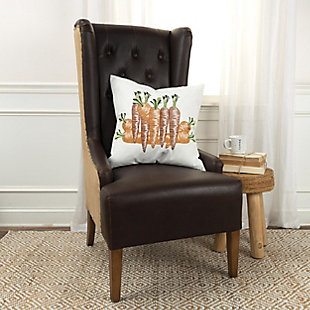 Rizzy Home Carrots Pillow, , rollover