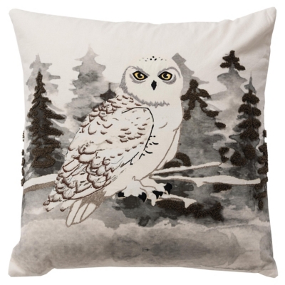 Rizzy Home Midnight Owl Pillow, , large