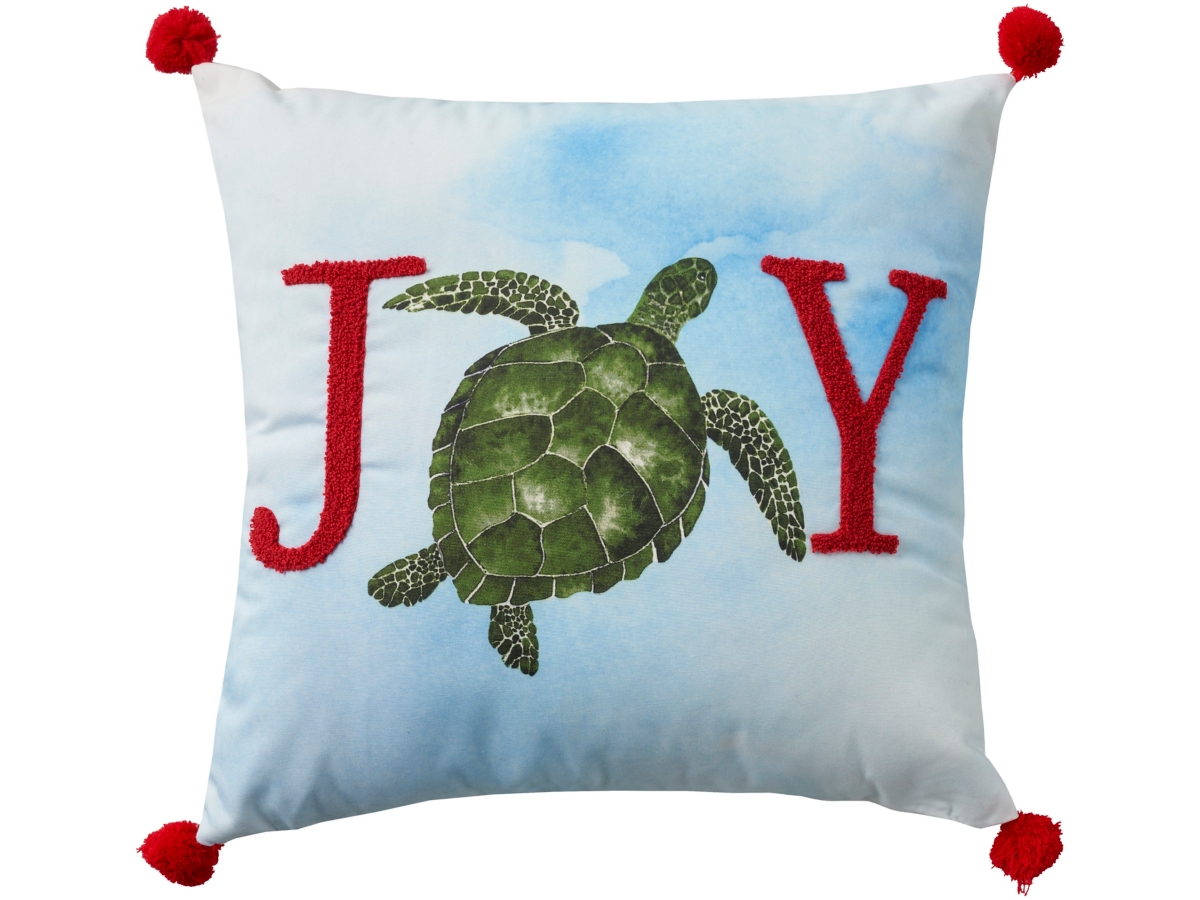 Mina Victory Joy Sea Turtle Throw Pillow Ashley