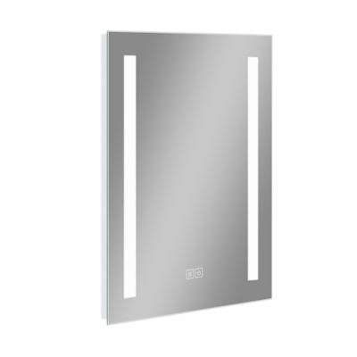 LuminareView Rectangular LED Lighted Anti-Fog Dimmable Bathroom Vanity Mirror, , large
