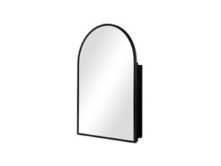 LuminareView Arched Recessed/Surface Mount Medicine Cabinet with Mirror