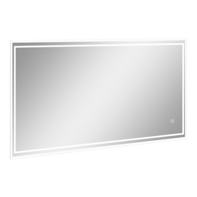 LuminareView Rectangular LED Lighted Bathroom Vanity Mirror, , large