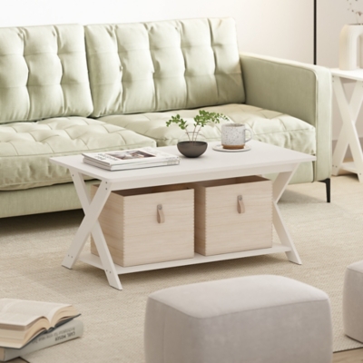 Furinno Criss-Crossed Coffee Table, , rollover