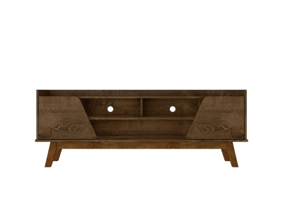 Manhattan Comfort Marcus 63" TV Stand, Rustic Brown, large