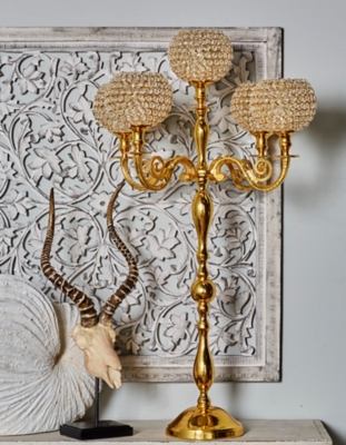 A600082112 Bayberry Lane Candelabra, Gold sku A600082112