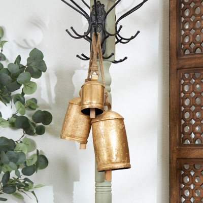 A600082189 Bayberry Lane Cow Bells with Hanging Rope Set of 3 sku A600082189