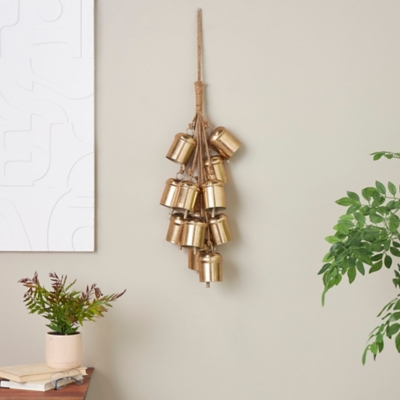 Bayberry Lane Cluster Bells with Rope, Bronze, large