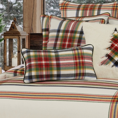 J. Queen New York Christopher Plaid Boudoir Decorative Throw Pillow, , rollover