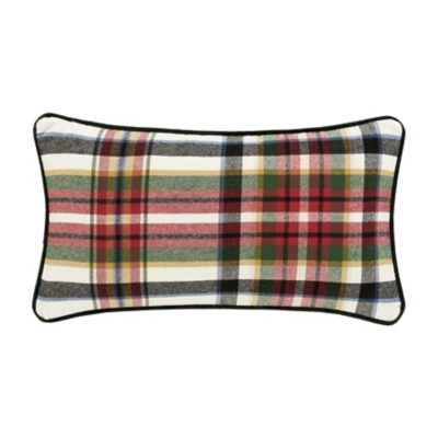 J. Queen New York Christopher Plaid Boudoir Decorative Throw Pillow, , large