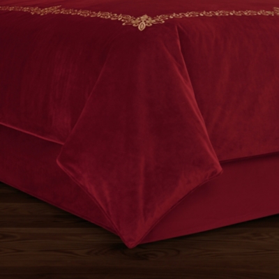 J. Queen New York Noelle Crimson King Bedskirt