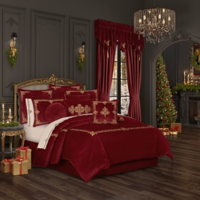 A600082230 J. Queen New York Noelle Crimson Full/Queen Duvet  sku A600082230