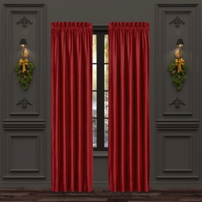 A600082238 J. Queen New York Noelle Crimson 84 Window Panel P sku A600082238