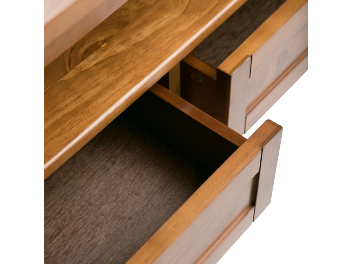 Simpli Home Warm Shaker Coffee Table, Light Golden Brown, large