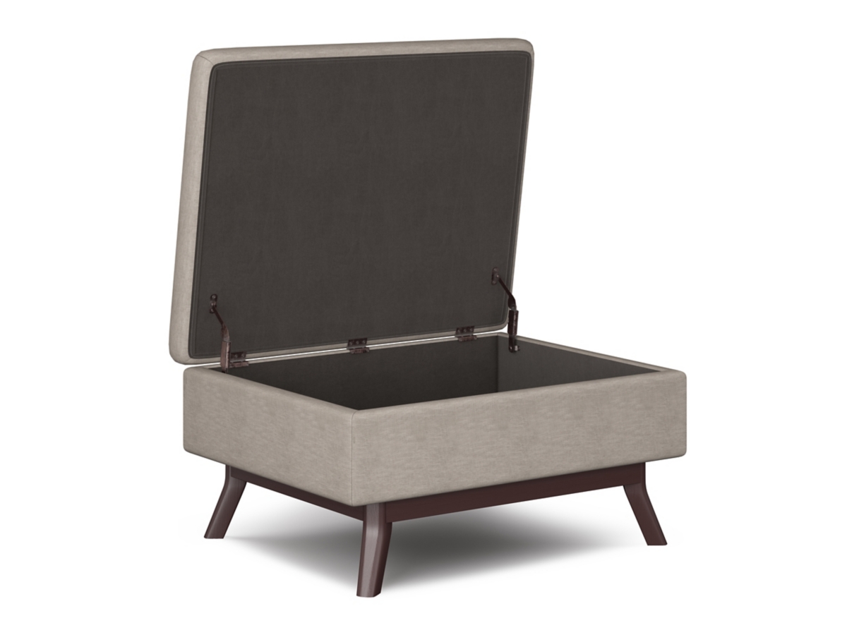 Simpli Home Owen Coffee Table Ottoman, Natural, large