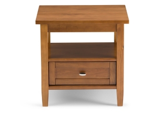 Simpli Home Warm Shaker End Table