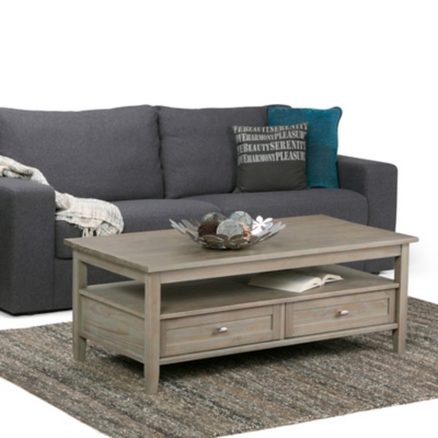 A600082251 Simpli Home Warm Shaker Coffee Table, Distressed G sku A600082251