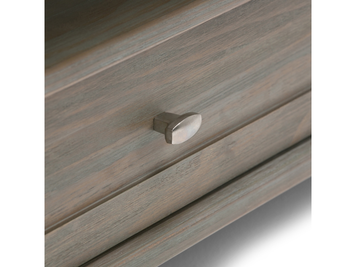 Simpli Home Warm Shaker Coffee Table, Distressed Gray, large