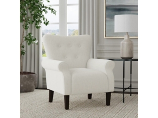 HomePop Rolled Arm Accent Chair