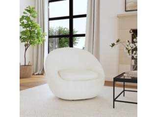 HomePop Round Swivel Chair
