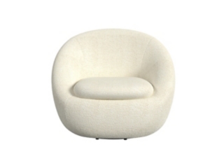 HomePop Round Swivel Chair