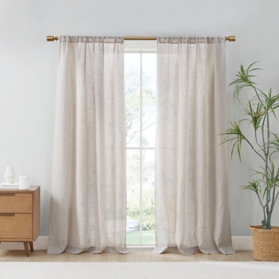 A600082377 Kyler Curtain (Set of 2), Natural sku A600082377