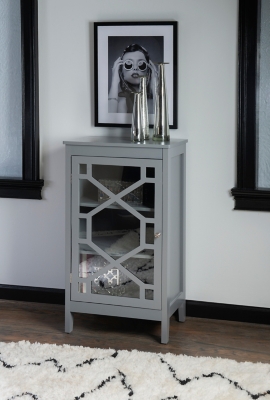 Linon Kedrick Small Cabinet, Gray