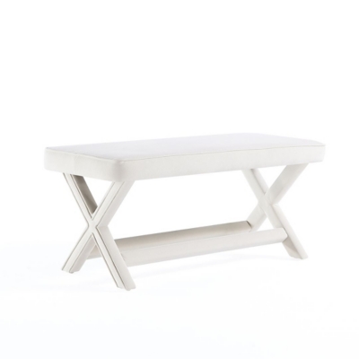 Abigail Bench, Cream, large