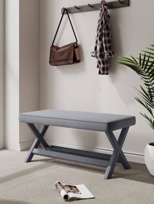 Abigail Bench, Gray