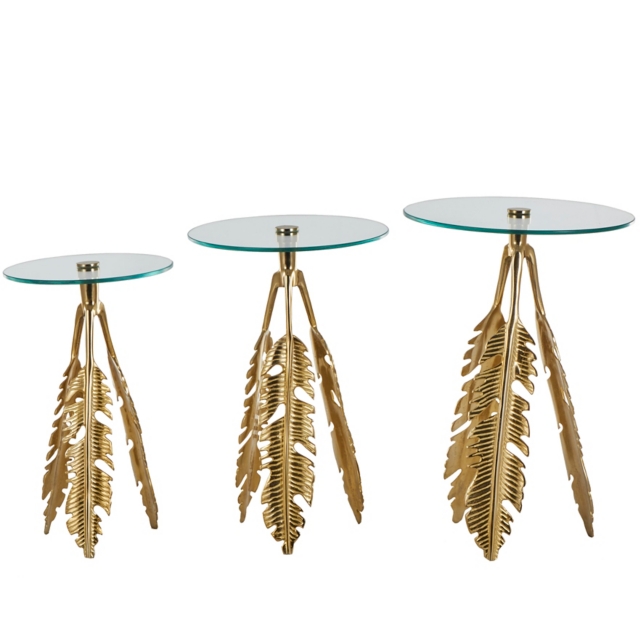 Bayberry Lane Leaf Accent Table