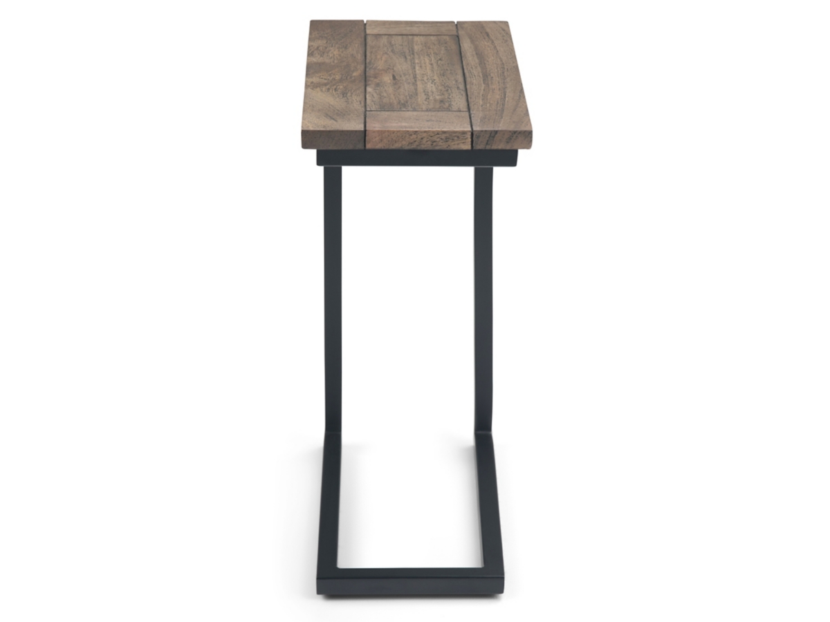 Simpli Home Skyler C Side Table, Beach Brown, large