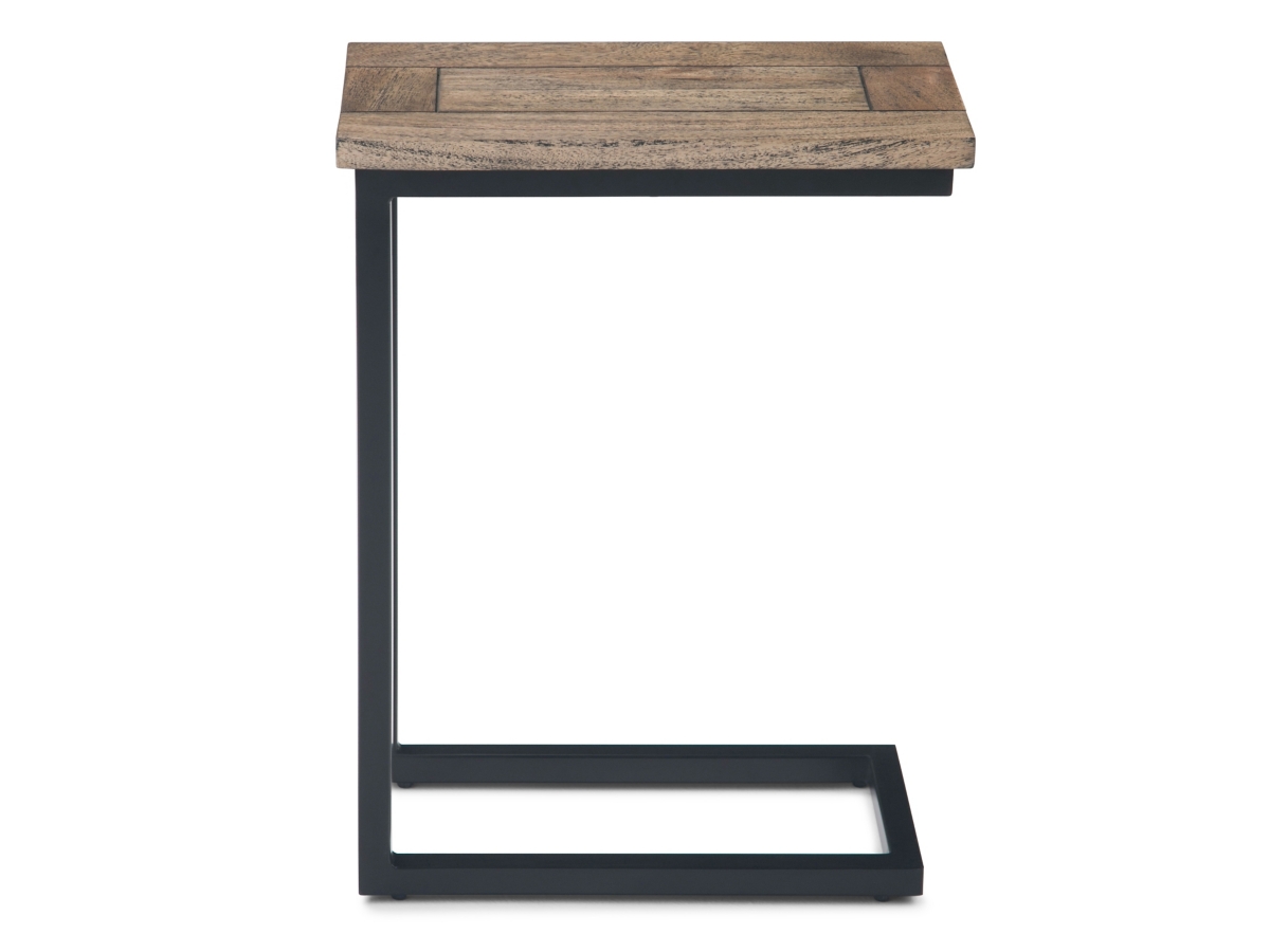 Simpli Home Skyler C Side Table, Beach Brown, large