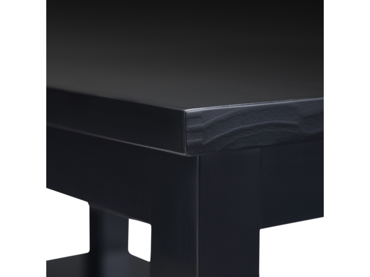 Simpli Home Warm Shaker Narrow Accent Side Table, Black, large