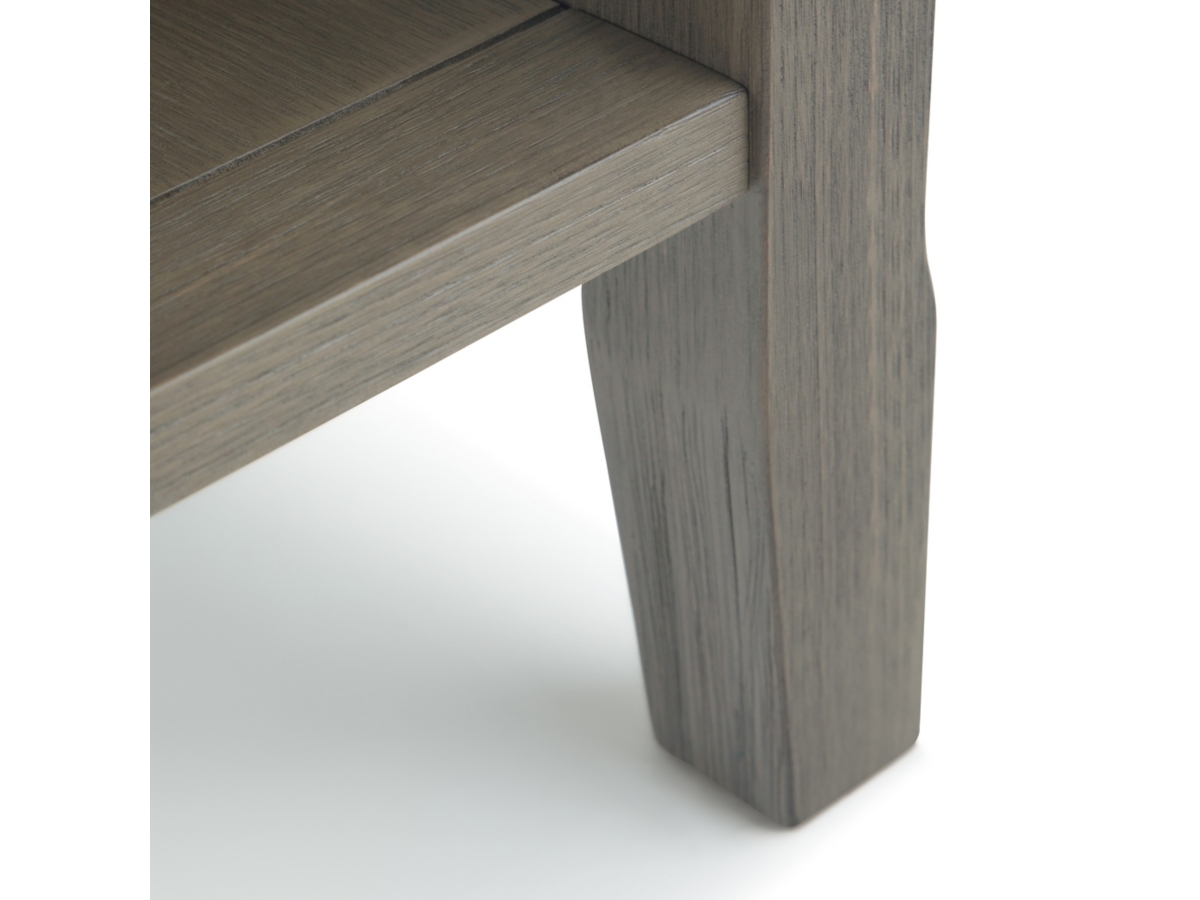 Simpli Home Acadian Narrow Accent Side Table, Farmhouse Gray, large