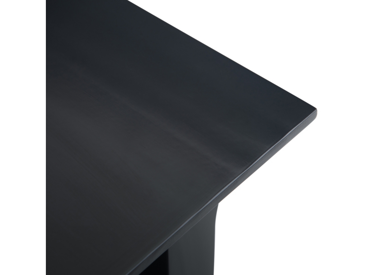 Simpli Home Acadian Narrow Accent Side Table, Black, large