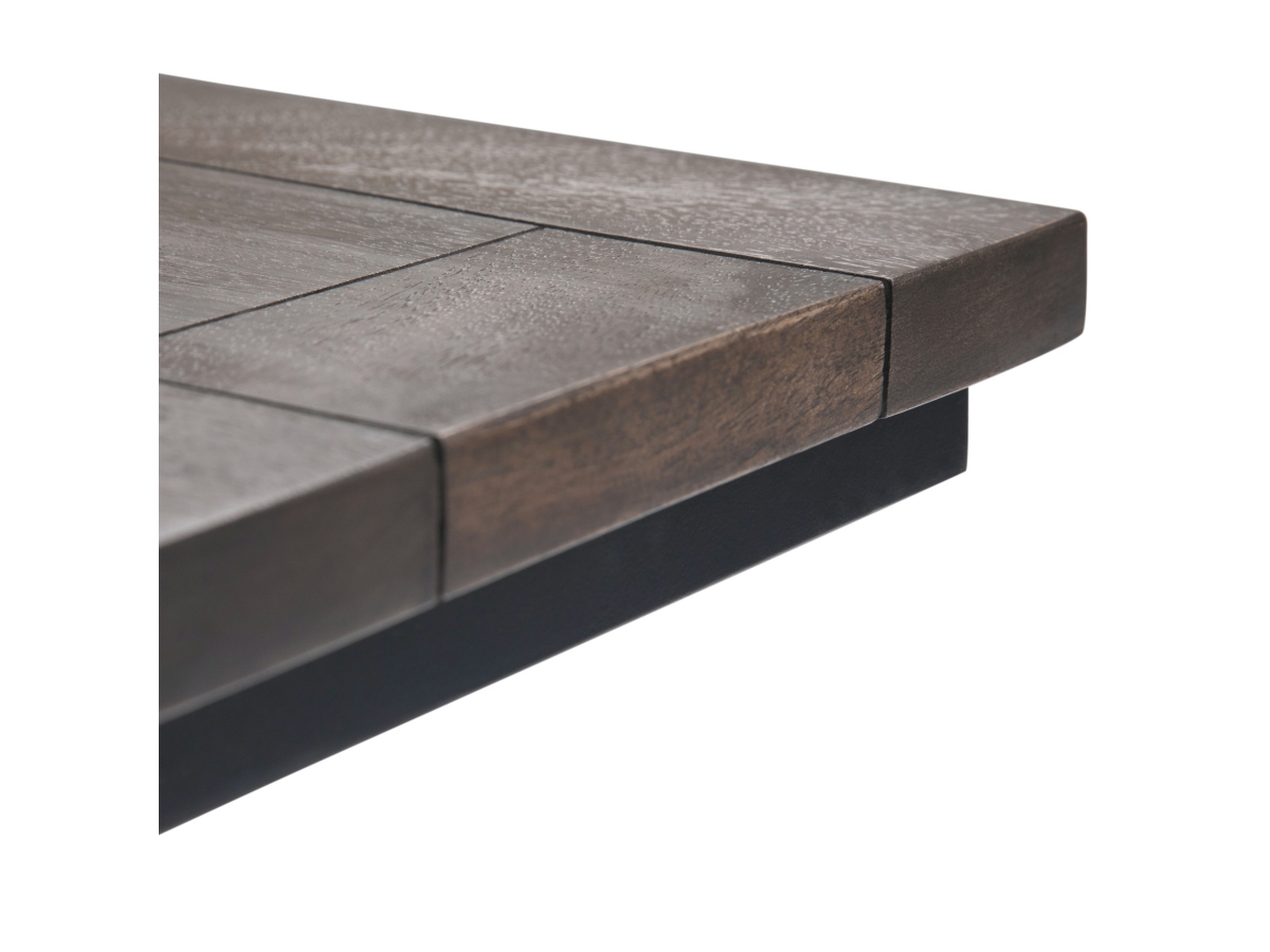 Simpli Home Skyler C Side Table, Walnut Brown, large