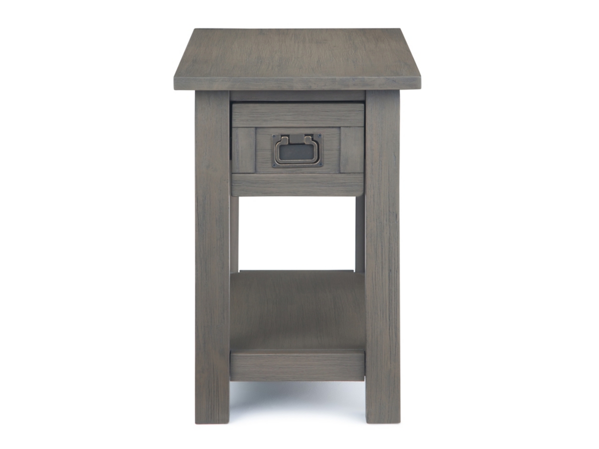 Simpli Home Monroe Narrow Accent Side Table, Farmhouse Gray, large