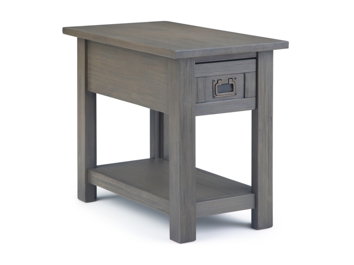 Simpli Home Monroe Narrow Accent Side Table, Farmhouse Gray, large