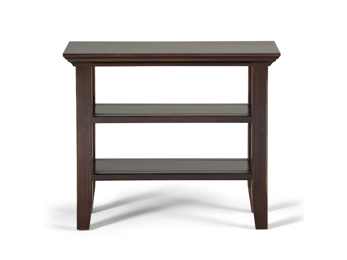 Simpli Home Acadian Narrow Accent Side Table, Brunette Brown, large