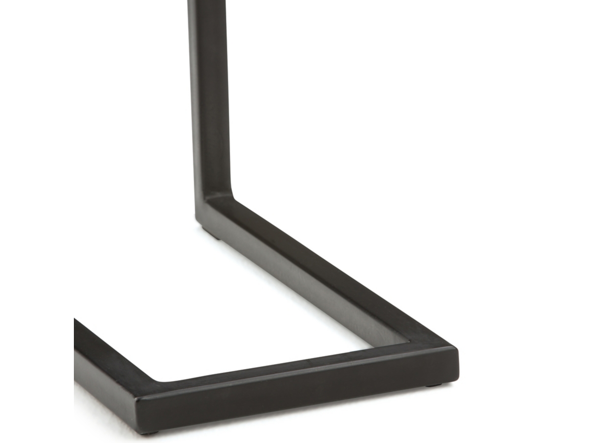 Simpli Home Skyler C Side Table, Dark Cognac Brown, large