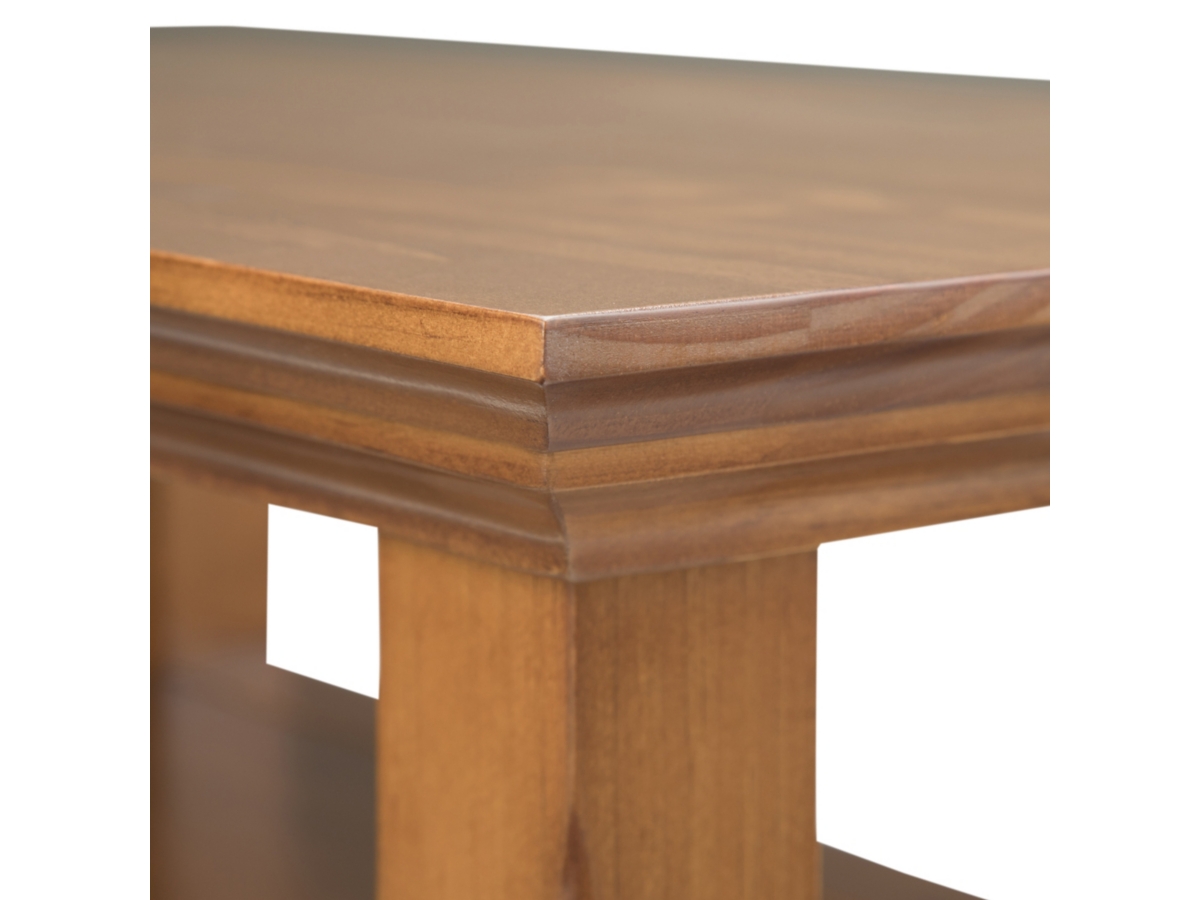 Simpli Home Acadian Narrow Accent Side Table, Light Golden Brown, large