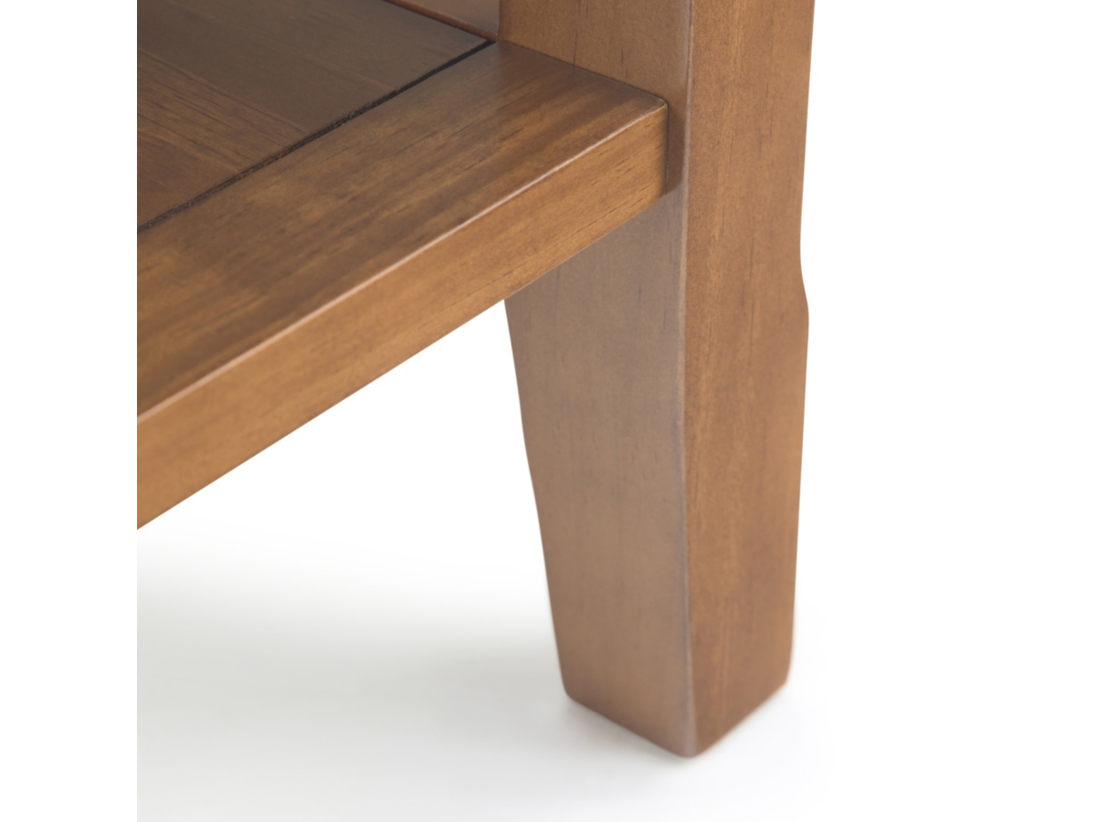 Simpli Home Acadian Narrow Accent Side Table, Light Golden Brown, large