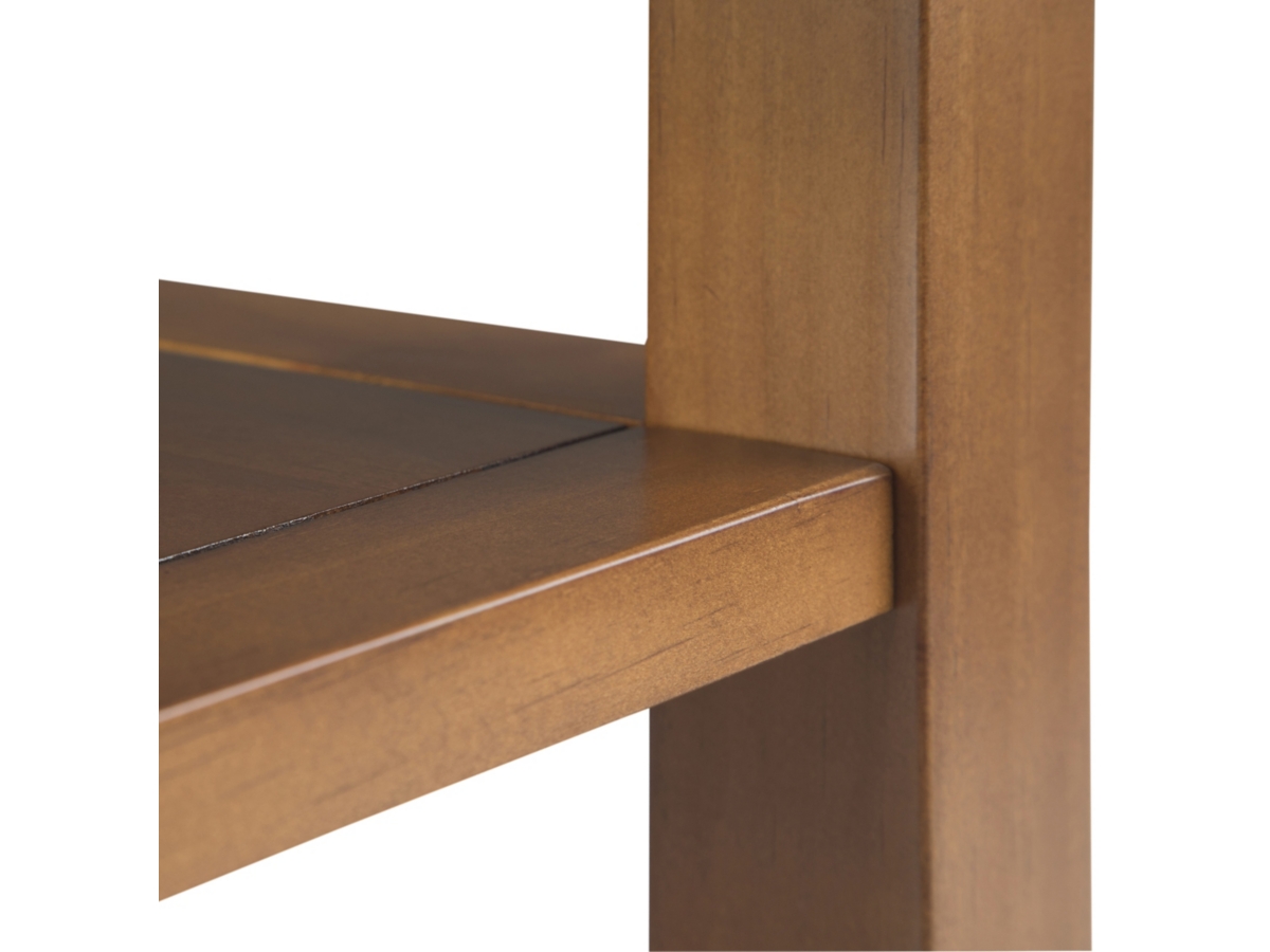 Simpli Home Acadian Narrow Accent Side Table, Light Golden Brown, large